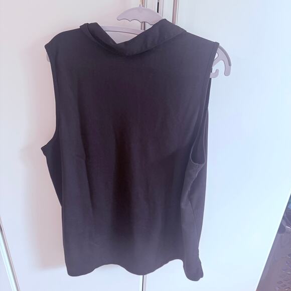 GUC LANDS’ END Women’s performance pique sleeveless polo - Picture 3 of 6